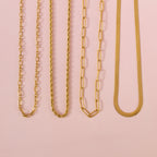 Viv Herringbone Chain Necklace