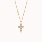 Pearl Cross Necklace