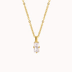 Vivian Baguette Pendant Necklace