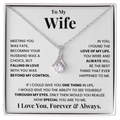 To my wife, I love you, forever and always