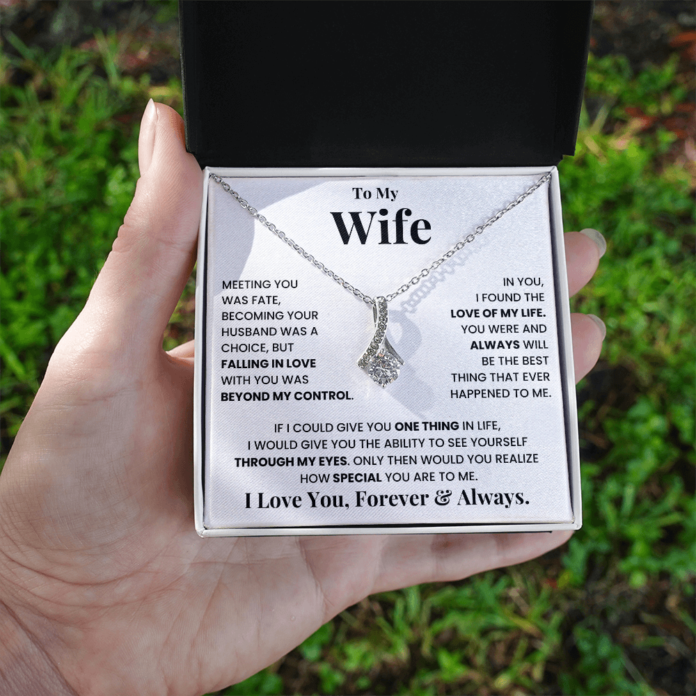 To my wife, I love you, forever and always